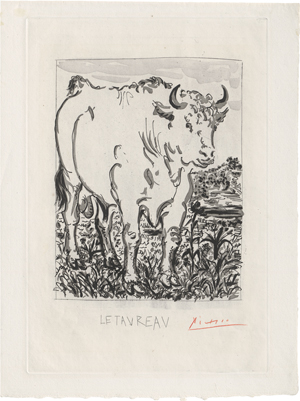 Lot 8150, Auction  123, Picasso, Pablo, Le Taureau
