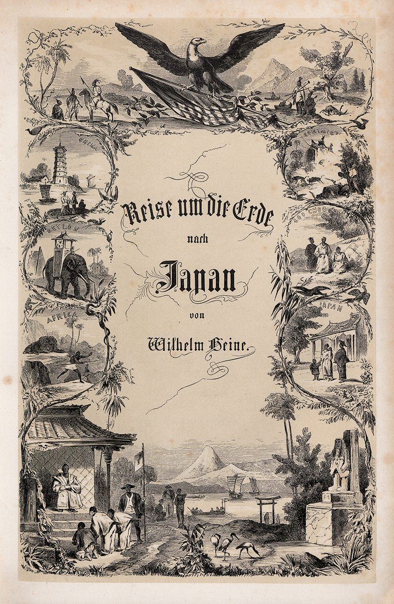 Lot 61, Auction  123, Heine, Wilhelm, Reise um die Erde nach Japan 