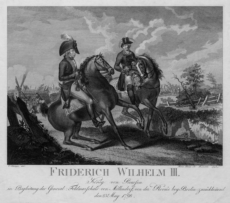 Lot 233, Auction  123, Friedrich Wilhelm III., König von Preußen, Konvolut von 2 Kupferstichen und 2 Lithographien