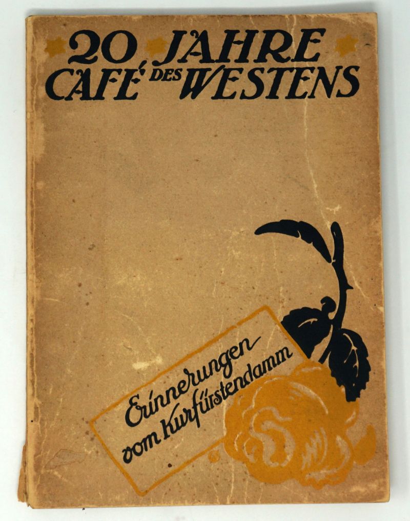 Lot 254, Auction  123, Pauly, Ernst, 20 Jahre Café des Westens