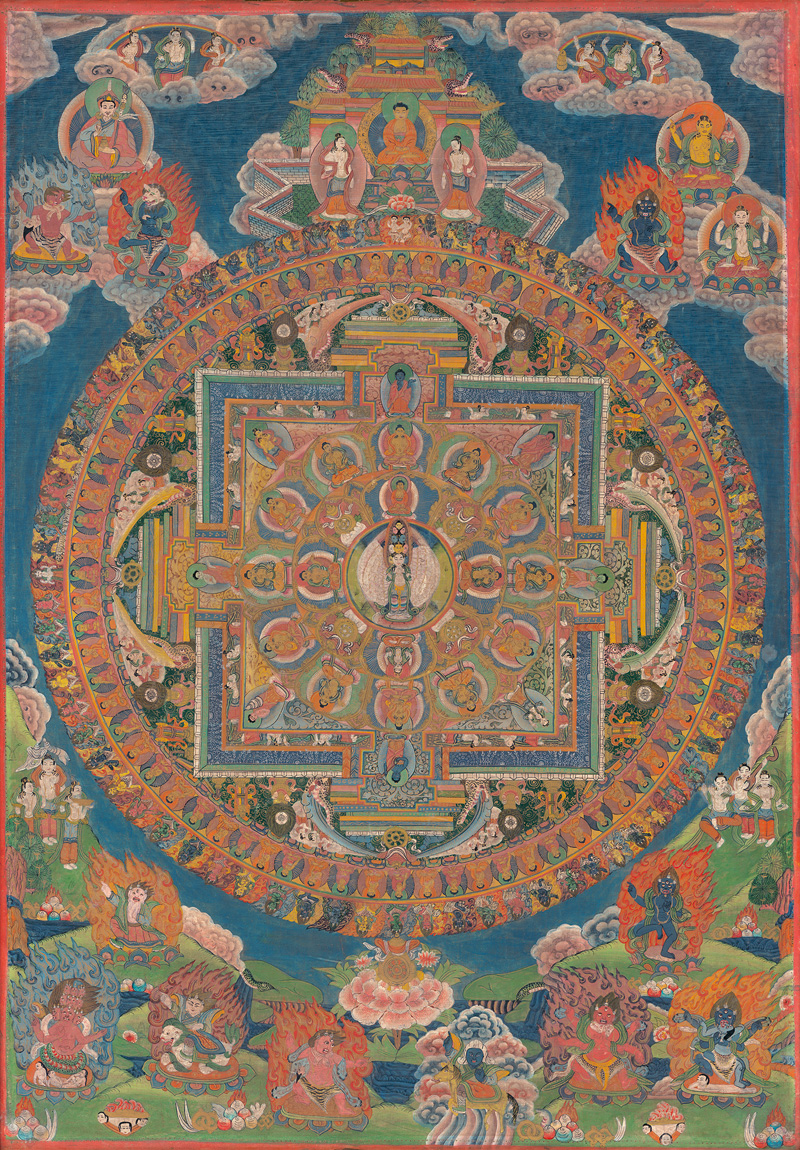 Lot 449, Auction  123, Thangka, Nepal-Tibet wohl Anfang 20. Jahrhundert.