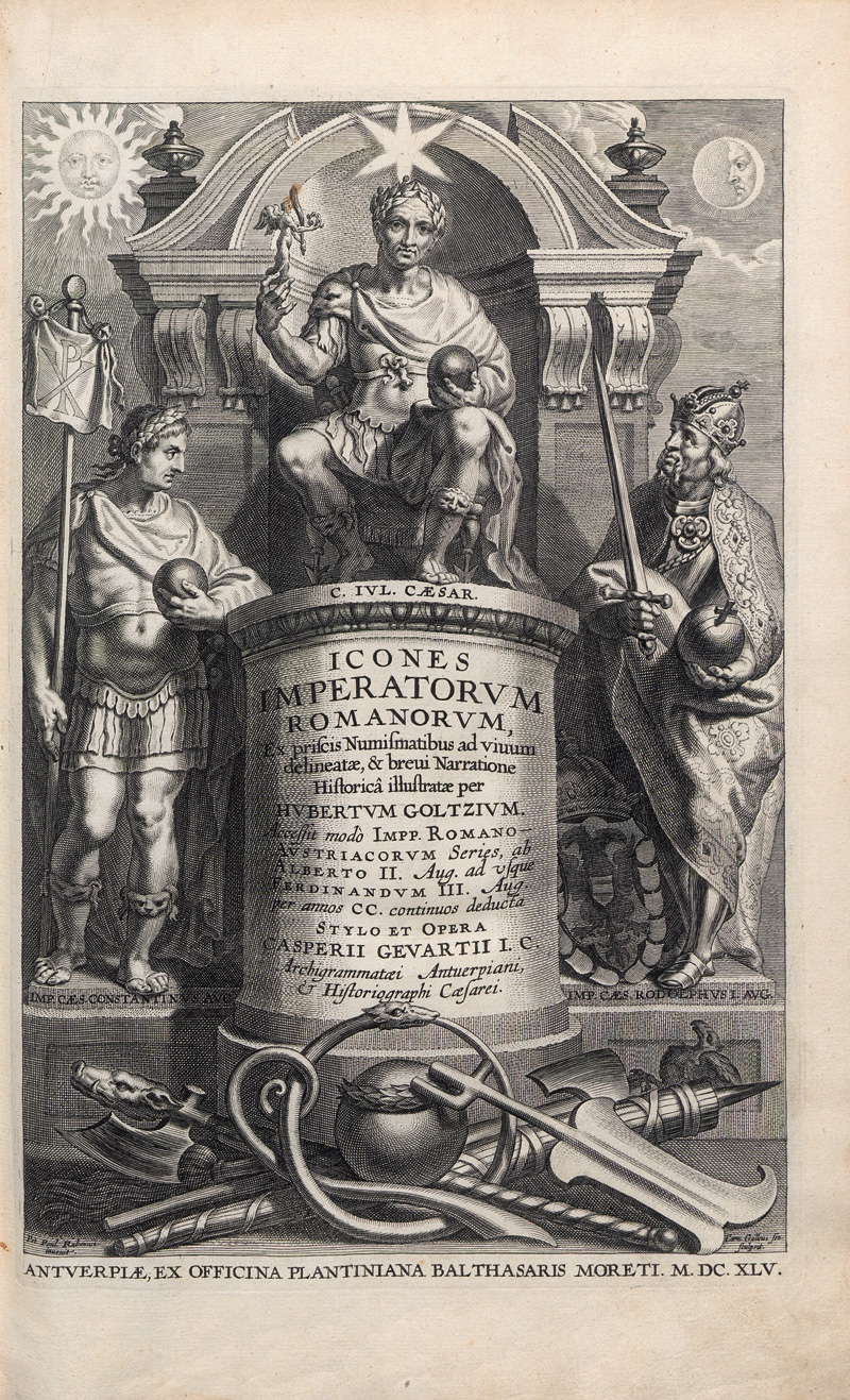 Lot 472, Auction  123, Goltzius, Hubert, Icones Imperatorum Romanorum