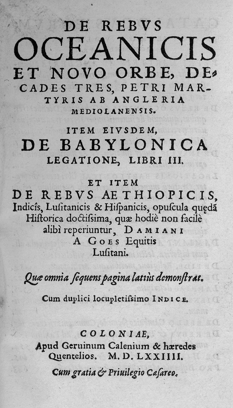 Lot 2476, Auction  123, Anghiera, Petrus Martyr von, De rebus oceanicis 