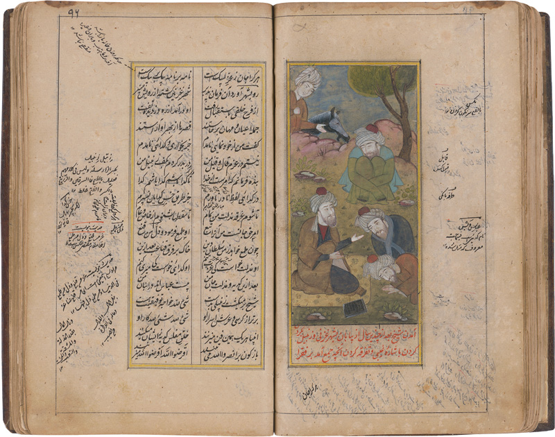 Lot 2689, Auction  123, Rumi, Dschalal ad-Din Muhammad Balkhi, Masnavi. Fünftes Buch der Gedichtsammlung