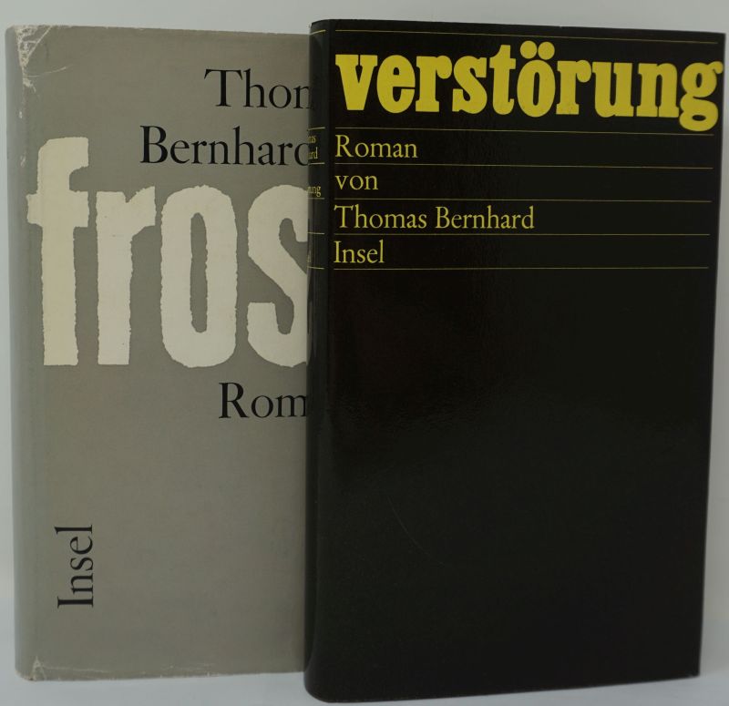 Lot 3049, Auction  123, Bernhard, Thomas, Frost + Verstörung. Zwei Romane in Erstausgaben  