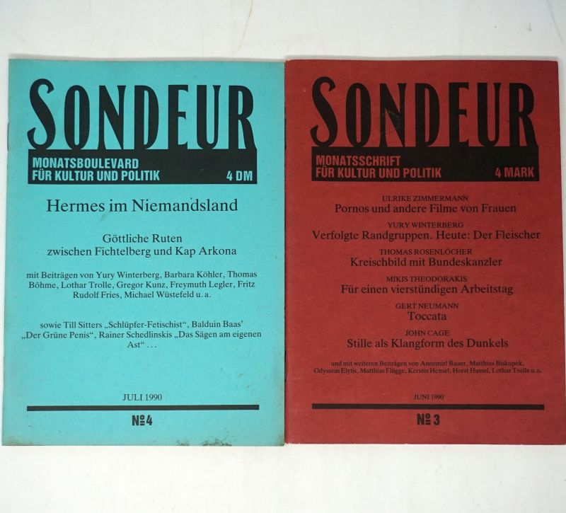 Lot 3681, Auction  123, Sondeur, Monatsschrift für Kultur und Politik, Nr. 1-12 (alles)