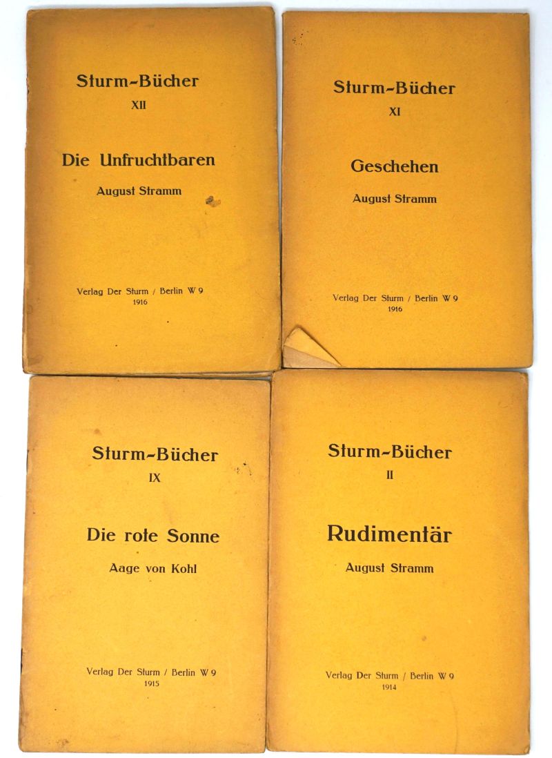 Lot 3690, Auction  123, Sturm-Bücher, Nr. II, IX, XI, XII 