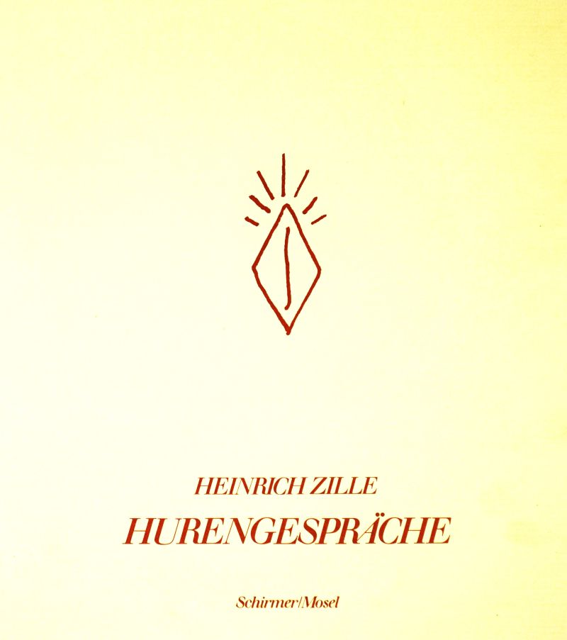 Lot 3740, Auction  123, Zille, Heinrich, Hurengespräche
