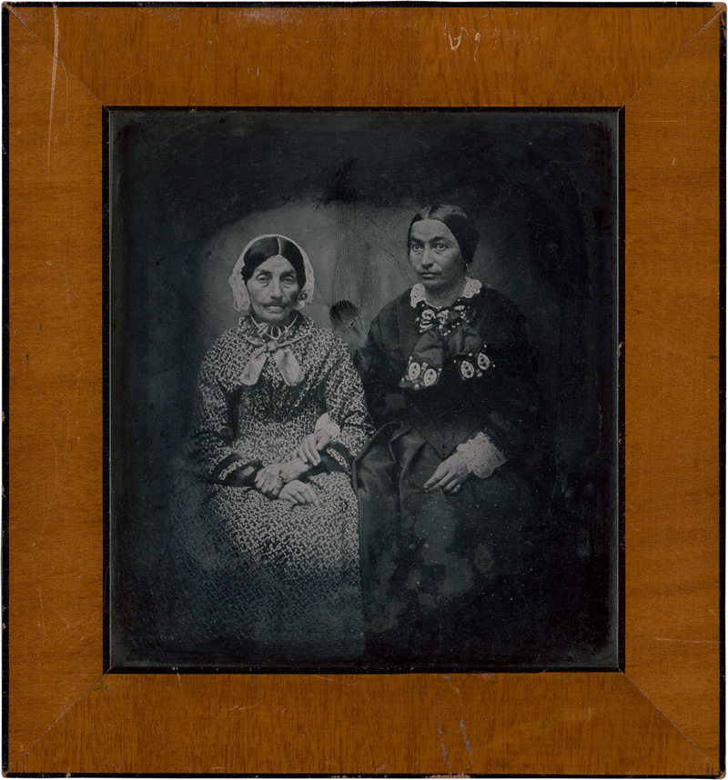 Lot 4028, Auction  123, Daguerreotype, Portrait of a mother and daughter