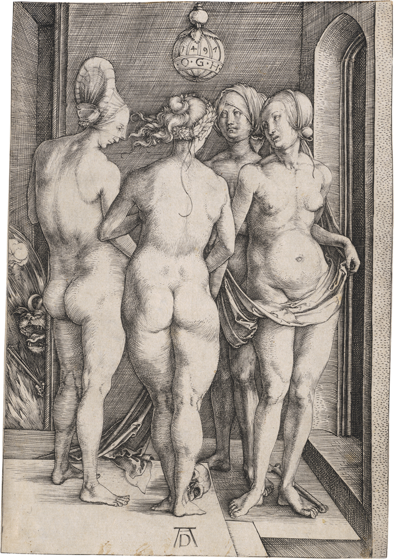 Lot 5048, Auction  123, Dürer, Albrecht, Die vier Hexen