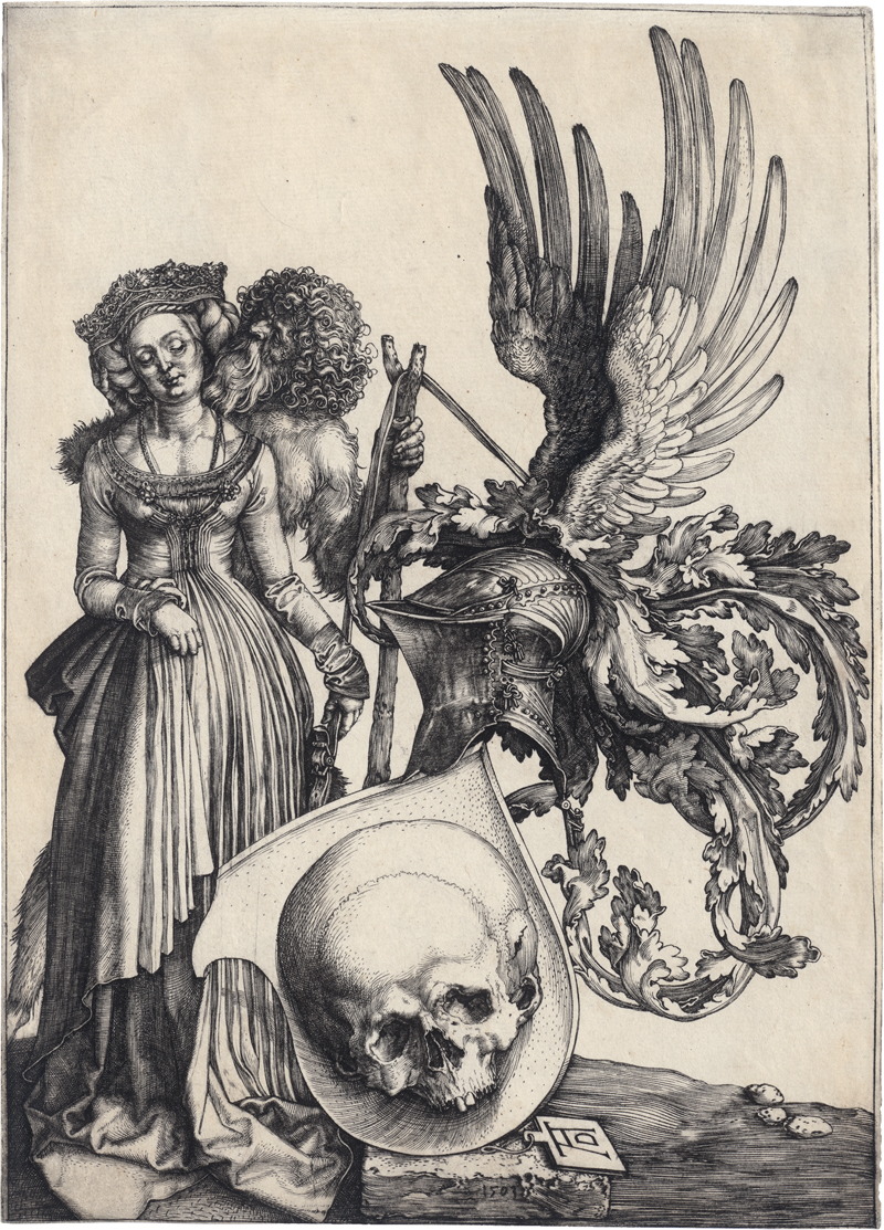 Lot 5051, Auction  123, Dürer, Albrecht, Wappen mit dem Totenkopf