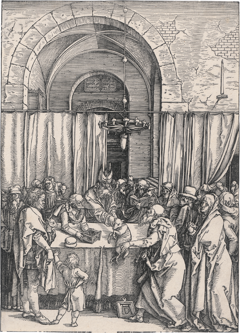 Lot 5058, Auction  123, Dürer, Albrecht, Joachim wird vom Hohepriester zurückgewiesen