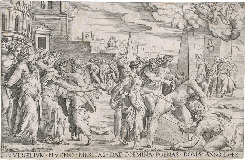 Lot 5167, Auction  123, Vico, Enea, Die Bestrafung der römischen Kurtisane