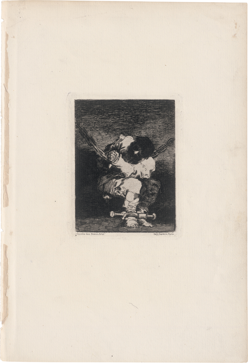 Lot 5205, Auction  123, Goya, Francisco de, Der kleine Gefangene