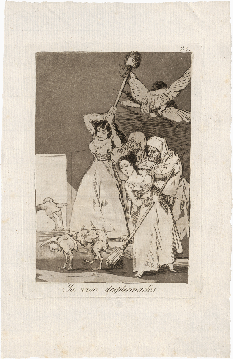 Lot 5207, Auction  123, Goya, Francisco de, Ya van desplumados
