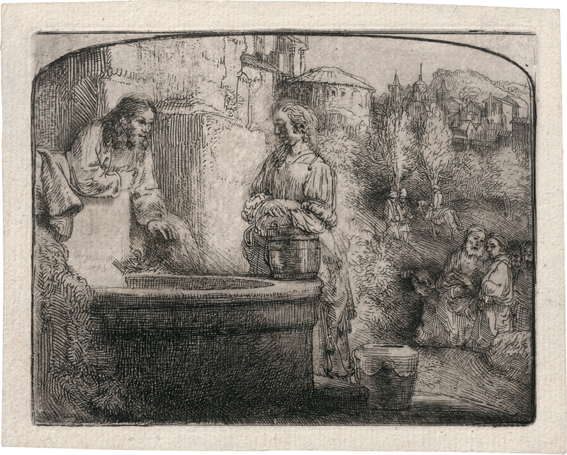Lot 5840, Auction  123, Rembrandt Harmensz. van Rijn, Christus und die Samariterin