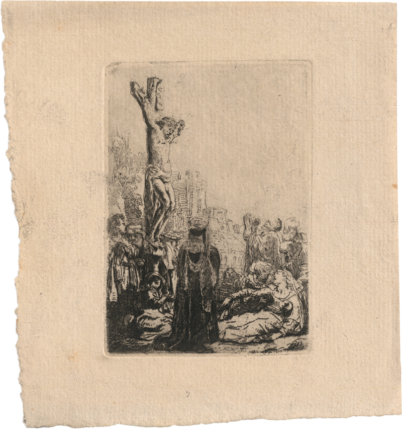Lot 5842, Auction  123, Rembrandt Harmensz. van Rijn, Christus am Kreuze (kleine Platte)
