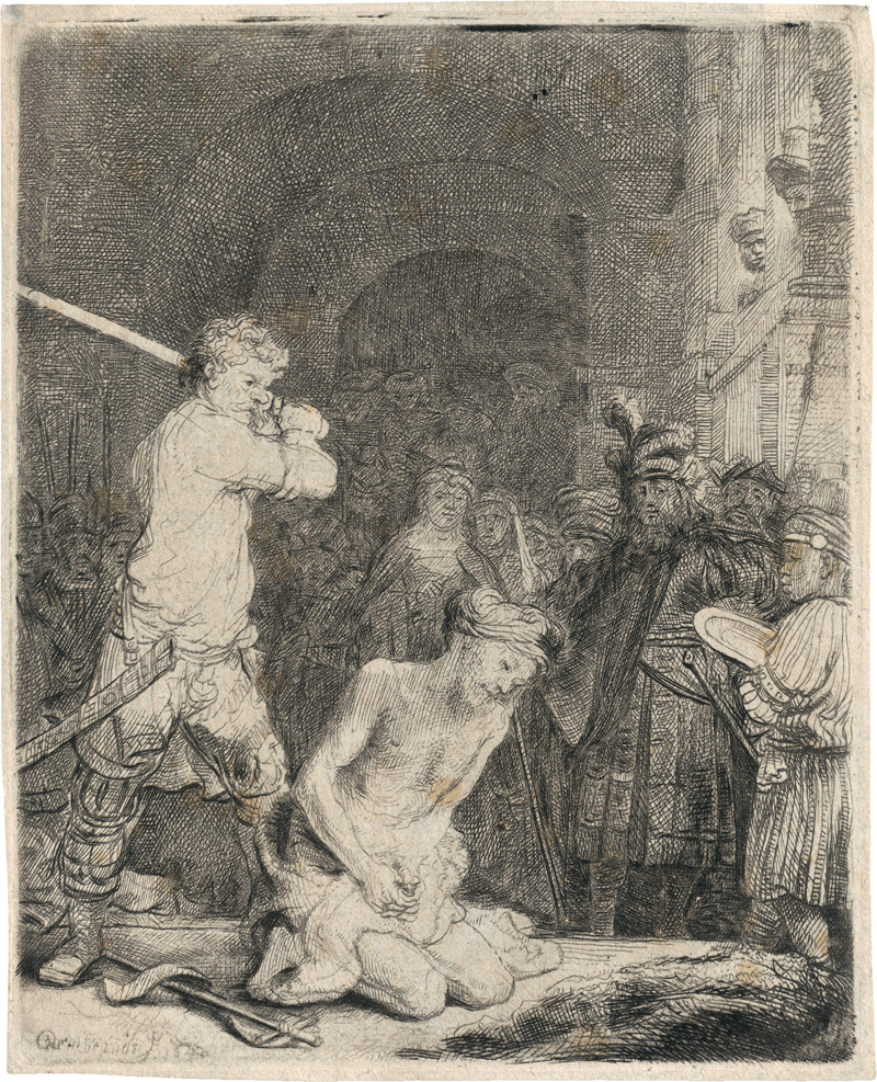 Lot 5843, Auction  123, Rembrandt Harmensz. van Rijn, Die Enthauptung Johannes des Täufers