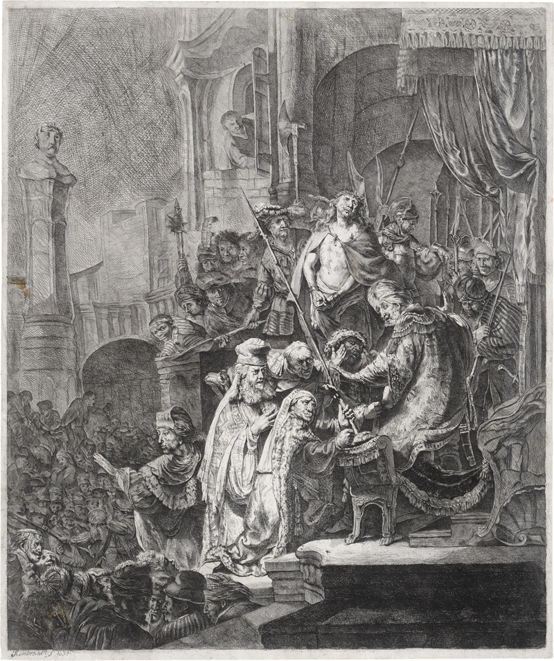 Lot 5855, Auction  123, Rembrandt Harmensz. van Rijn - nach, Christus vor Pilatus (Ecce Homo).