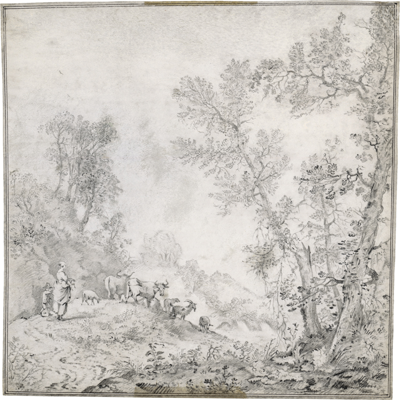 Lot 6581, Auction  123, Loutherbourg, Philipp Jacob, Zwei Blatt mit pastoralen Szenen