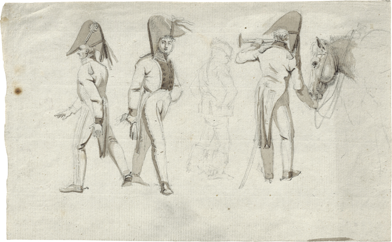 Lot 6675, Auction  123, Erhard, Johann Christoph, Französische Soldaten