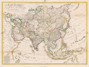 Los 54 - Hérisson, Eustache - Carte Generale de l’Asie - 0 - thumb