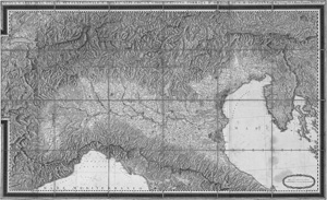 Los 130 - Rizzi-Zannoni, Giovanni Antonio - Nuova carte dell' Italia settentrionale - 0 - thumb