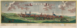 Lot 178, Auction  124, Naumburg, Kolorierte Kupferstichvedute von Friedrich Bernhard Werner