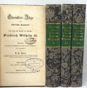 Los 202 - Eylert, Rulemann Friedrich - Charakter-Züge Friedrich Wilhelm III. - 0 - thumb