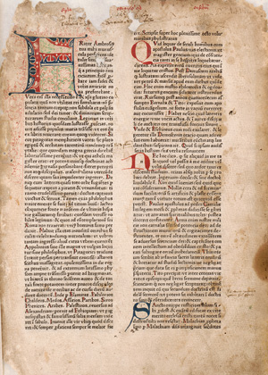 Los 301 - Biblia latina - Straßburg, Adolf Rusch, nicht nach 1470 - 1 - thumb