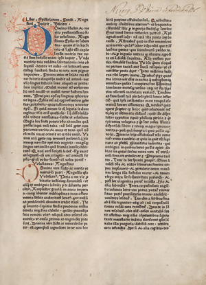 Los 302 - Augustinus, Aurelius - Epistolae. Straßburg, Johann Mentelin, nicht nach 1471 - 1 - thumb