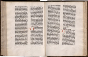 Los 302 - Augustinus, Aurelius - Epistolae. Straßburg, Johann Mentelin, nicht nach 1471 - 2 - thumb