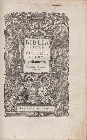 Los 322 - Biblia latina - Biblia Sacra, veteris et novi testamenti, secundum editionem vulgatam - 1 - thumb