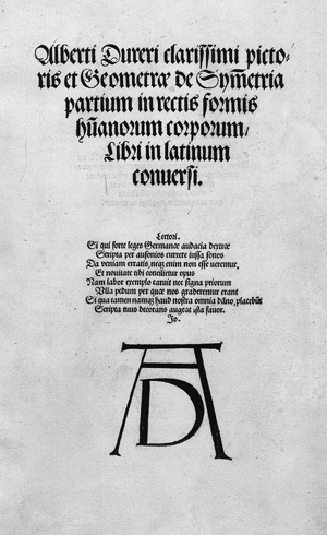 Dürer, Albrecht, Pictoris et geometrae de symmetria [und:] De varietate figurarum 