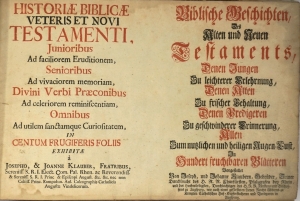 Los 400 - Klauber, Joseph - Historiae Biblicae Veteris et Novi Testamenti. Biblische Geschichten - 4 - thumb