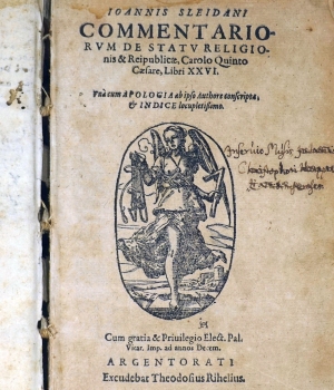 Los 414 - Sleidanus, Johannes - Commentariorum de statu religionis & reipublicae - 0 - thumb