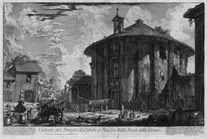 Los 465 - Piranesi, Giovanni Battista - Veduta del Tempio di Cibele a Piazza della Bocca della Verità - 0 - thumb