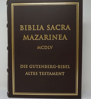 Lot 496, Auction  124, Biblia Sacra Mazarinea, Faksimile der Gutenberg-Bibel aus der Mazarin-Bibliothek