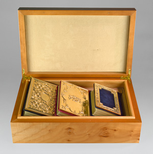 Lot 561, Auction  124, Montserrat-Stundenbücher, 3 Faksimiles der Handschriften Ms. 58, 66 und 851 