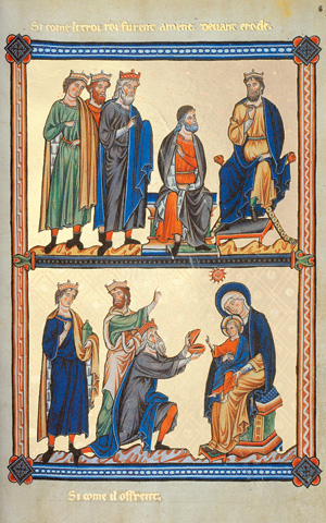 Lot 571, Auction  124, Psautier d'Ingeburge de Danemark, Ingeborg Psalter