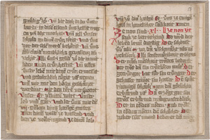 Los 853 - Myrrhenbüscheltraktat - Gebetbuch. Tagzeitentraktate. Fragment einer deutschen Handschrift auf Papier - 1 - thumb