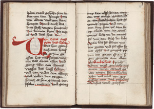 Los 863 - Heinrich von St. Gallen - Extendit manum. Deutsche Handschrift auf Papier. Umfangreiches Fragment mit 117 Bl.    - 1 - thumb