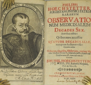 Los 1018 - Höchstetter, Philipp - Rararum observationum medicinalium decades sex - 0 - thumb