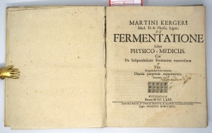 Los 1022 - Kerger, Martin - De fermentatione liber physico-medicus - 5 - thumb