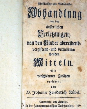 Los 1035 - Schirmer, Gebhard Jakob - Physikalische und medicinische Abhandlung von den äusserlichen Verletzungen - 0 - thumb