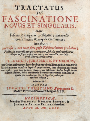 Los 1235 - Frommann, Johann Christian - Tractatus de fascinatione novus et singularis - 0 - thumb