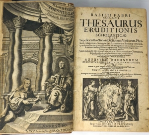 Los 1297 - Faber, Basilius - Thesaurus eruditionis scholasticae - 0 - thumb