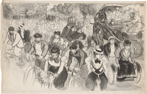 Lot 1320, Auction  124, Steinlen, Théophile Alexandre, Die Radfahrer