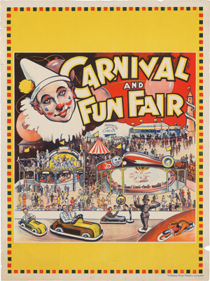 Lot 1353, Auction  124, Mammoth Circus, Carnival and Fun Fair. Großplakat