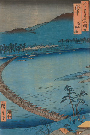 Los 1540 - Hiroshige, Ando Ichiryusai - Etchu Toyama funabashi  - 0 - thumb